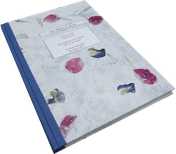 receptieboek van handgeschept papier
